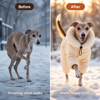 WarmPup Full Body Dog Snowsuit